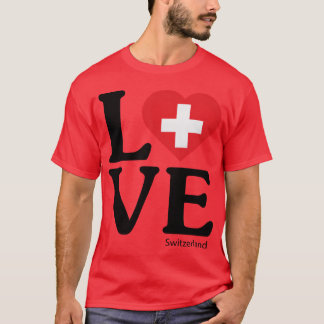 T-shirt Aimez la Suisse drôle