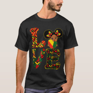 T-shirt Aimez le mois de l'histoire des Noirs, enfants afr
