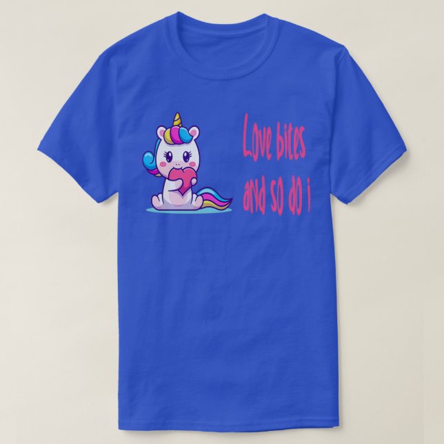 T-shirt aimez les morsures, ainsi si i mignon meilleur cad (Design devant)