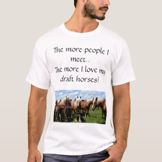 T-shirt Aimez mes chevaux de trait