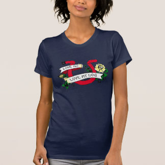 T-shirt Aimez-moi, aimez mon chien