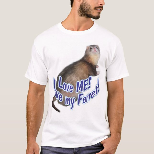 T-shirt Aimez-MOI ! Aimez mon furet ! (Devant)