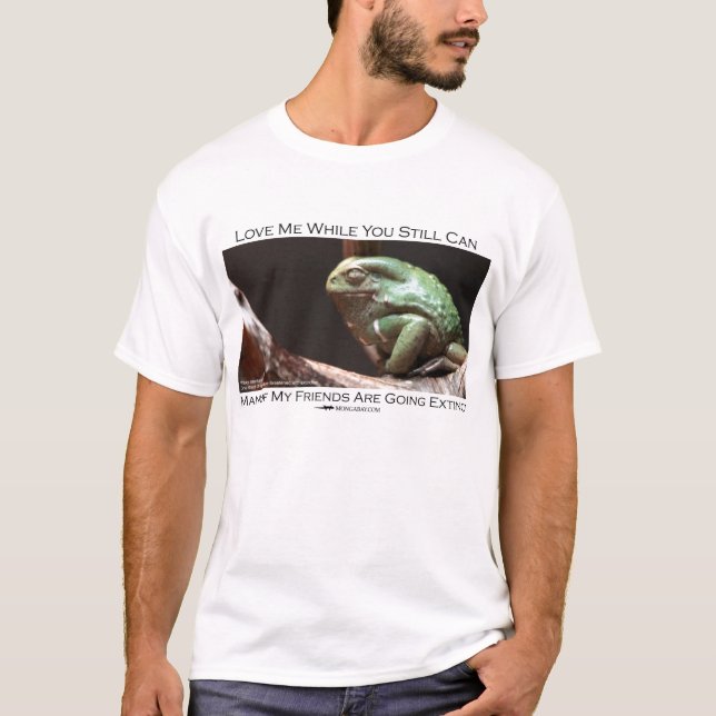 T-shirt Aimez-moi avant que je sois allé - chemise cireuse (Devant)