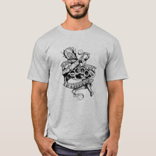 T-shirt Aimez Thy voisin (la conception de tatouage)