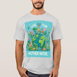 T-shirt Aimez votre mère (Nature)