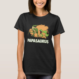 T-shirt Aimez Votre Papasaurus Reptile Famille Dinosaure