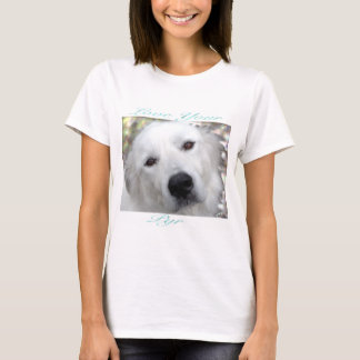 T-shirt Aimez votre Pyr Great Pyrenees Turquoise