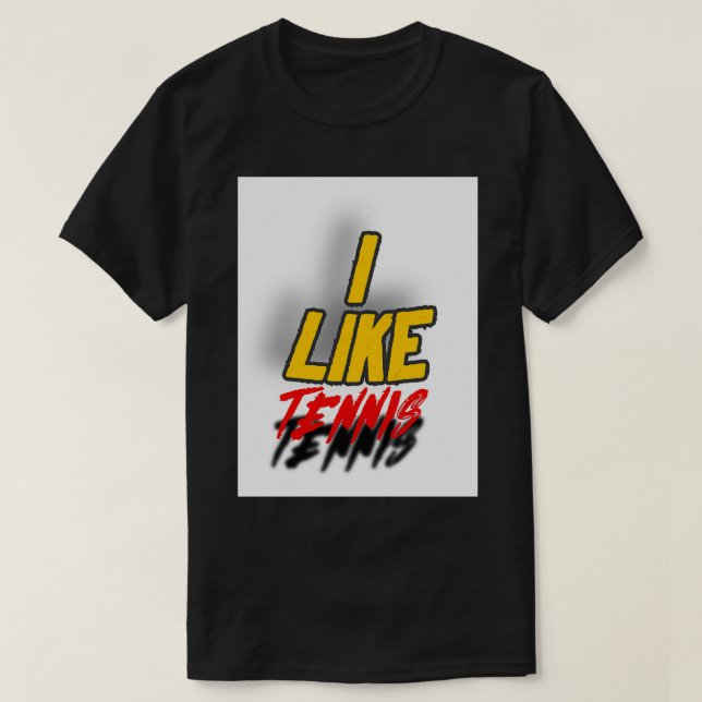 T-shirt Aimez-vous le tennis (Design devant)