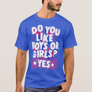 T-shirt Aimez-Vous Les Garçons Ou Les Filles Oui Drôle Mig