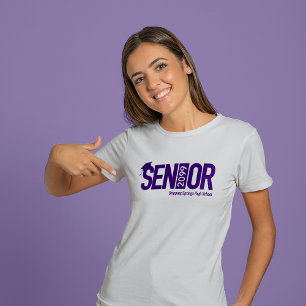 T-shirt AÎNER pourpre avec capuchon de diplôme