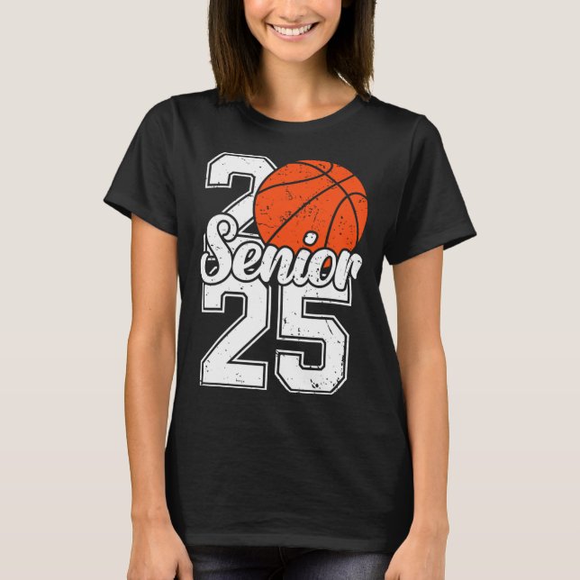 T-shirt Aînés 25 Graduation Sketll Joueur Drôle Cl De 20 (Devant)