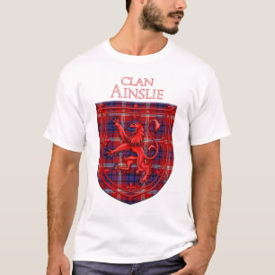T-shirt Ainslie Tartan Scottish Plaid Lion Rampant