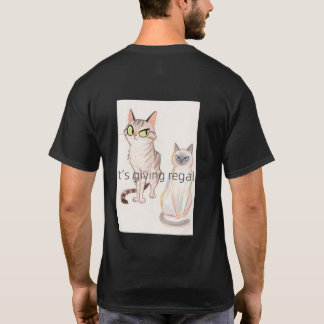 T-shirt " Ain't No Crumbs & It's Giving Regal" Graphique d