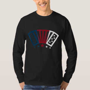 T-shirt Air Accordion American Flag