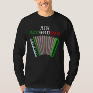 T-shirt Air Accordion Cinco De Mayo Fiesta Drapeau Mexican