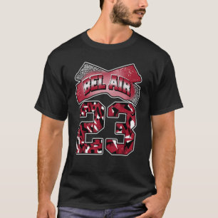 T-shirt Air frais Numéro 23 Retro Cardinal Red 3s Correspo