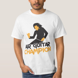 T-shirt Air Guitar Champion design