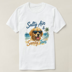 T-shirt Air salé Orteils sablonneux Golden Tee