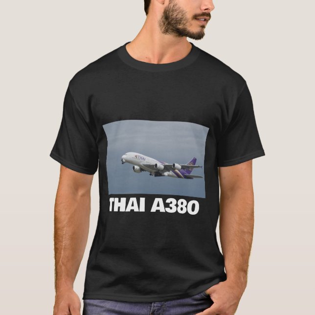 T-shirt Airbus A380 de Thai Airlines (Devant)
