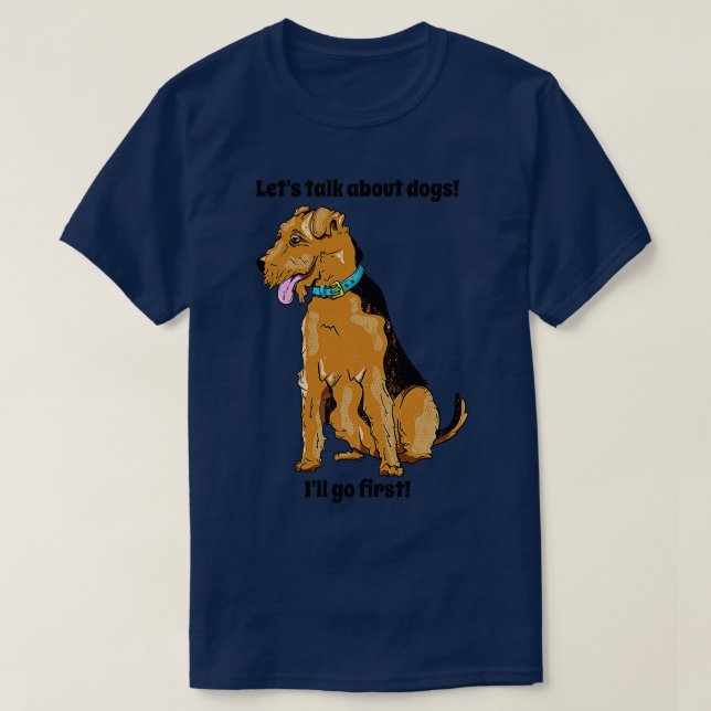 T-shirt Airedale Terrier (Design devant)