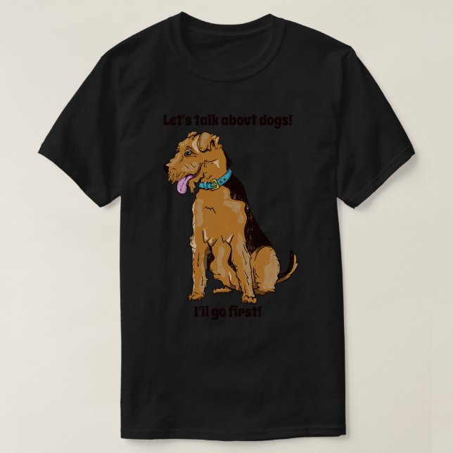 T-shirt Airedale Terrier (Design devant)