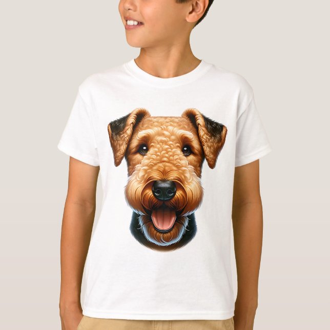 T-shirt Airedale Terrier (Devant)