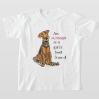 Airedale Terrier Girls Meilleur Ami