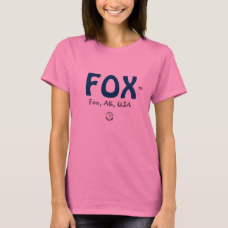 T-shirt AirportFun, rose de RENARD de drapeau