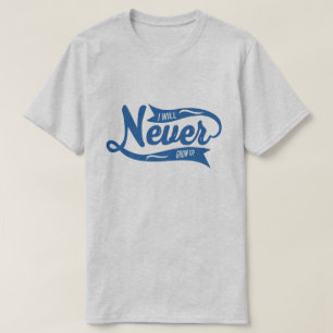T-shirt Airwing Je n'aurai jamais grandi adulte hommes et 