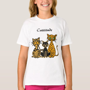 T-shirt AJ - Fantastique Chemise de chat Cattitude