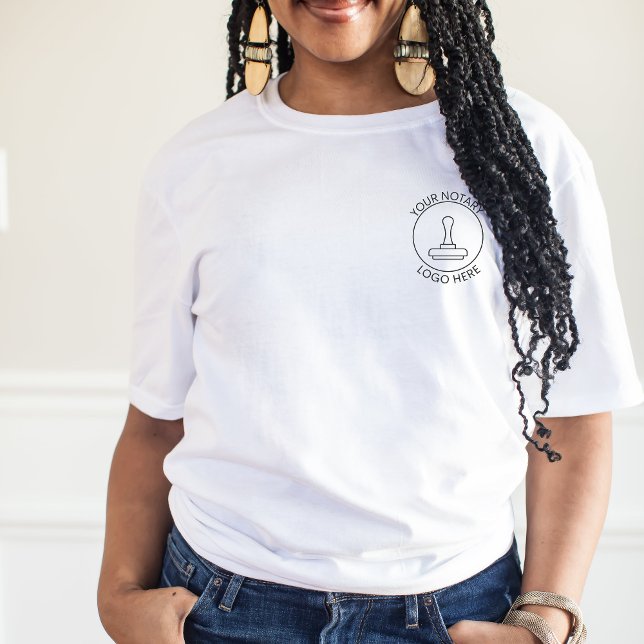 T-shirt Ajouter le logo QR Code Promotionnels Notaire Pers (Créateur téléchargé)