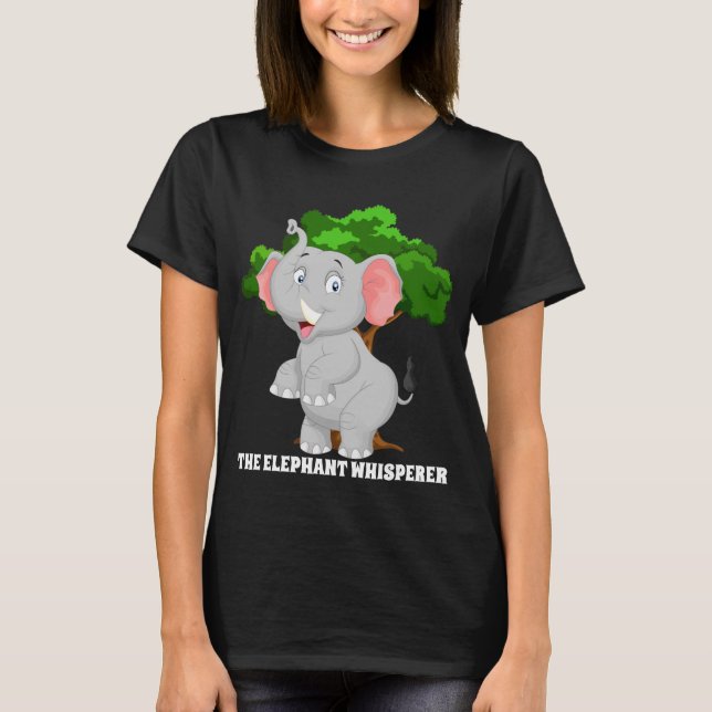 T-shirt Ajouter le texte au murmure d'éléphant (Devant)