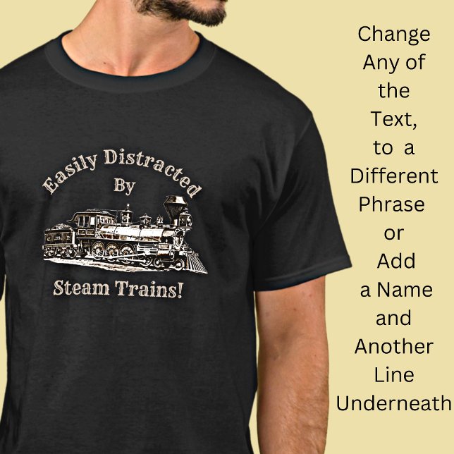 T-shirt Ajouter Le Texte Du Nom - Facilement Distrait Par  (Créateur téléchargé)