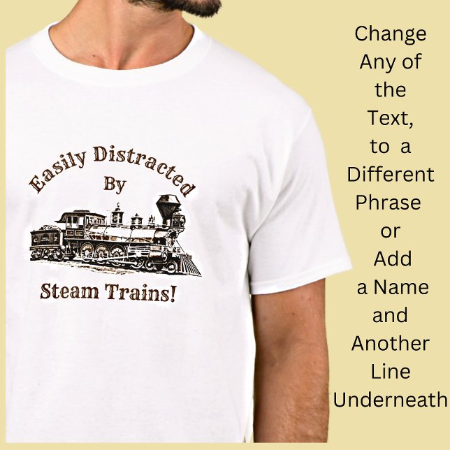 T-shirt Ajouter Le Texte Du Nom - Facilement Distrait Par  (Créateur téléchargé)