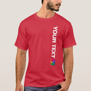 T-shirt Ajouter Logo Photo Modèle Mens Christmas Red