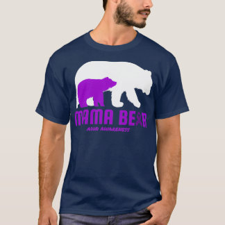 T-shirt Ajouter Maman Mère Mama Sensibilisation