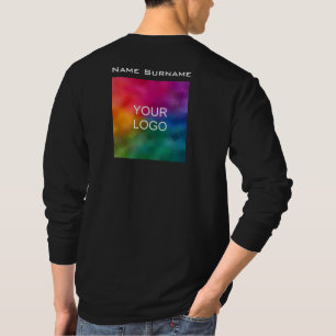 T-shirt Ajouter un logo d'entreprise Double face pour homm
