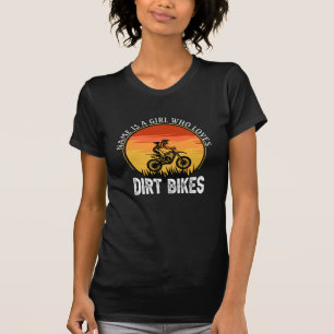 T-shirt Ajouter Un Nom Changer Le Texte Est Une Fille Qui
