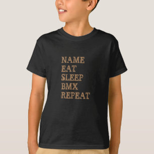 T-shirt Ajouter un nom Changer tout le texte Manger le som