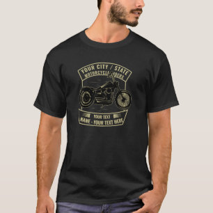 T-shirt Ajouter un nom Changer tout le texte Motorcycle Ri