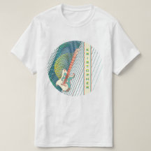 Ajouter un nom Cool moderne blanc & Turquoise Guit