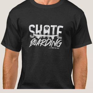 T-shirt Ajouter un nom ou votre texte - SKATE Boaring