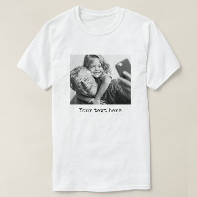T-shirt Ajouter Un Texte Personnalisé Téléchargement De Ph (Design devant)