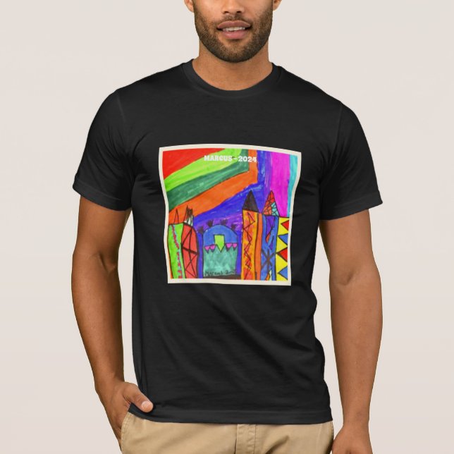 T-shirt Ajouter une oeuvre d'enfant (Devant)