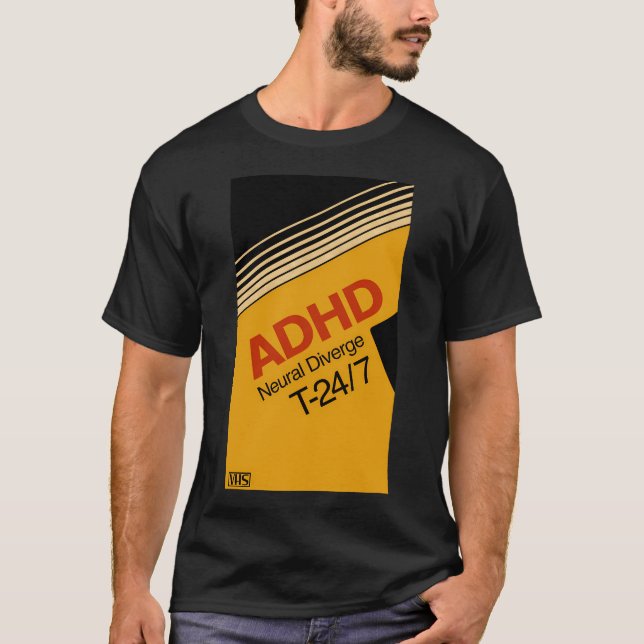 T-shirt Ajouter Vidéo Cassette Vhs Divergent Nural (Devant)