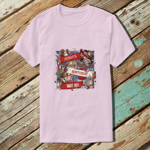 T-shirt Ajouter Votre Nom Anniversaire Nuit Sortir Animaux