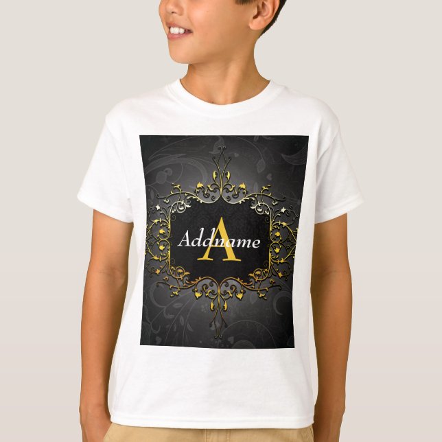 T-shirt Ajouter votre nom et votre initiale (Devant)