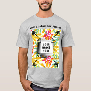 T-shirt Ajouter Votre Propre Image Image Image Texte Ici P