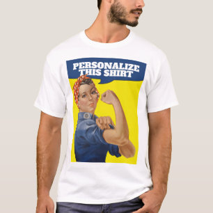T-shirt Ajouter votre propre texte Rosie le Riveter Person