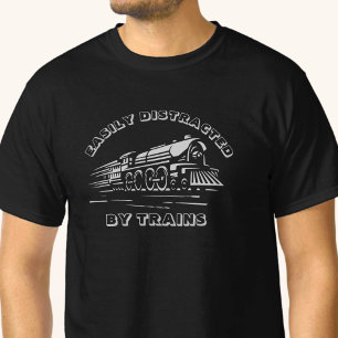 T-shirt Ajouter votre texte - Facilement distrait par les